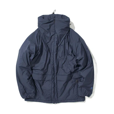 Nanamica Solid Stand Collar Zip Jacket Navy Blue SUKF194