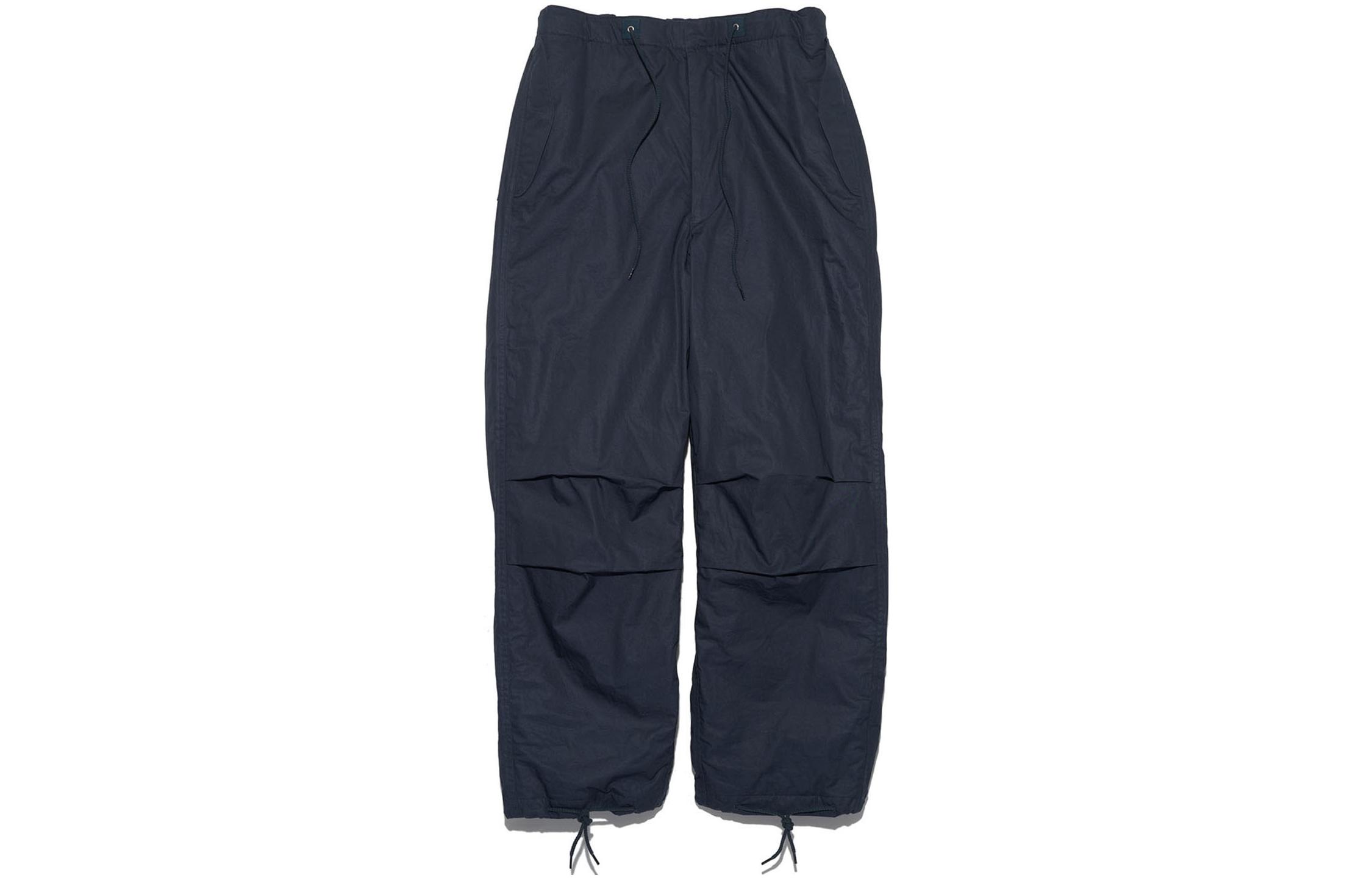 Nanamica Solid Straight-Leg Drawstring Casual Pants Unisex. SUCF360