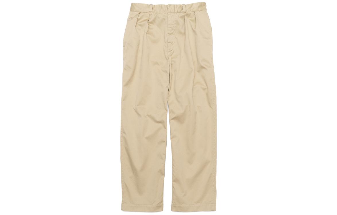 nanamica SS22 Double Pleat Relaxed Wide-Leg Pants Unisex Casual Trousers. SUCF154E