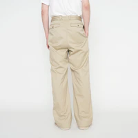 Shop nanamica SS22 雙褶寬鬆直筒褲 男女休閒長褲. SUCF154E