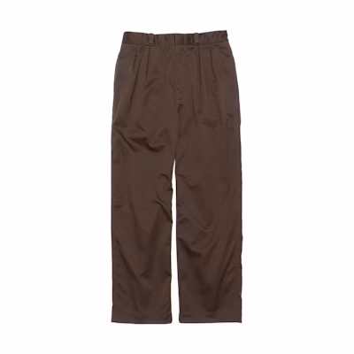 Nanamica SS22 Double Pleat Wide Chino Pants Relaxed Fit Casual Trousers. SUCF154