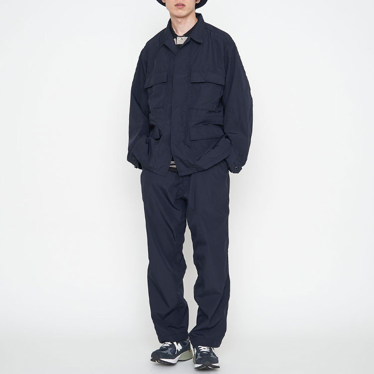 Shop Nanamica SS22 男女款純色休閒寬鬆長褲 SUCS223