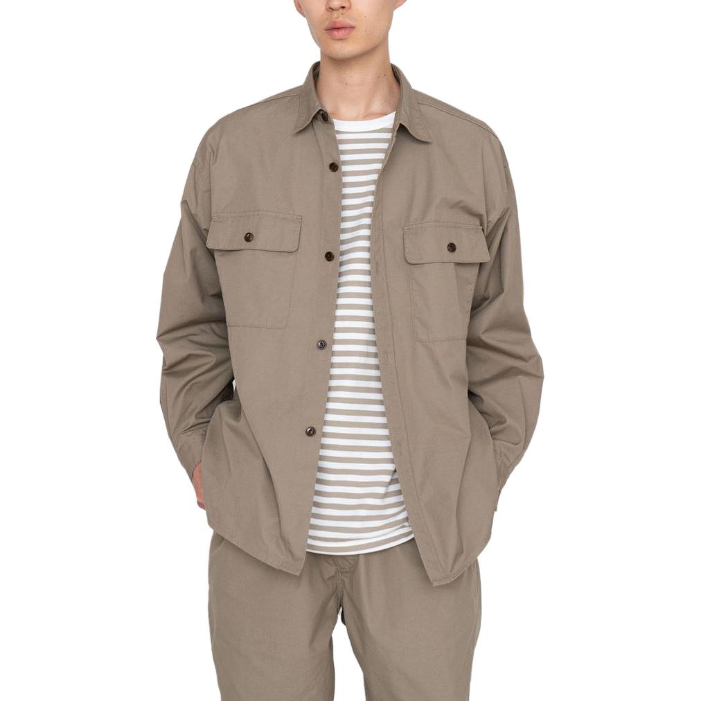 Details for nanamica SS23 單排扣胸袋純色襯衫外套 SUGS311