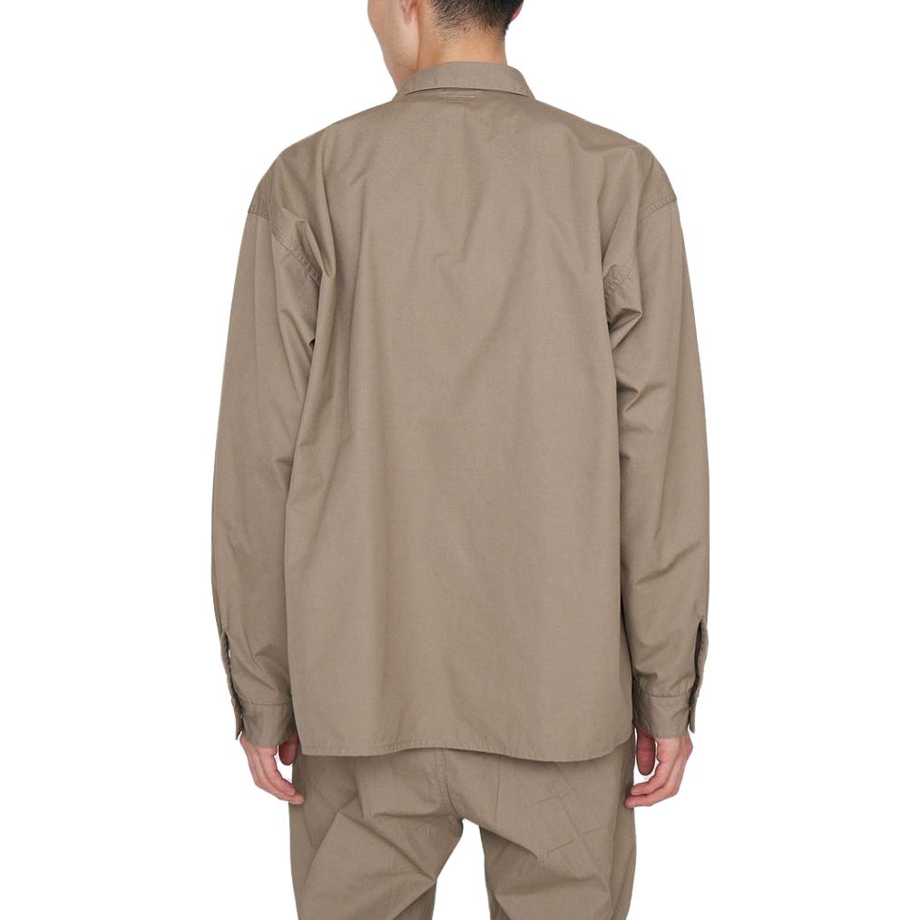 Cheap nanamica SS23 單排扣胸袋純色襯衫外套 SUGS311