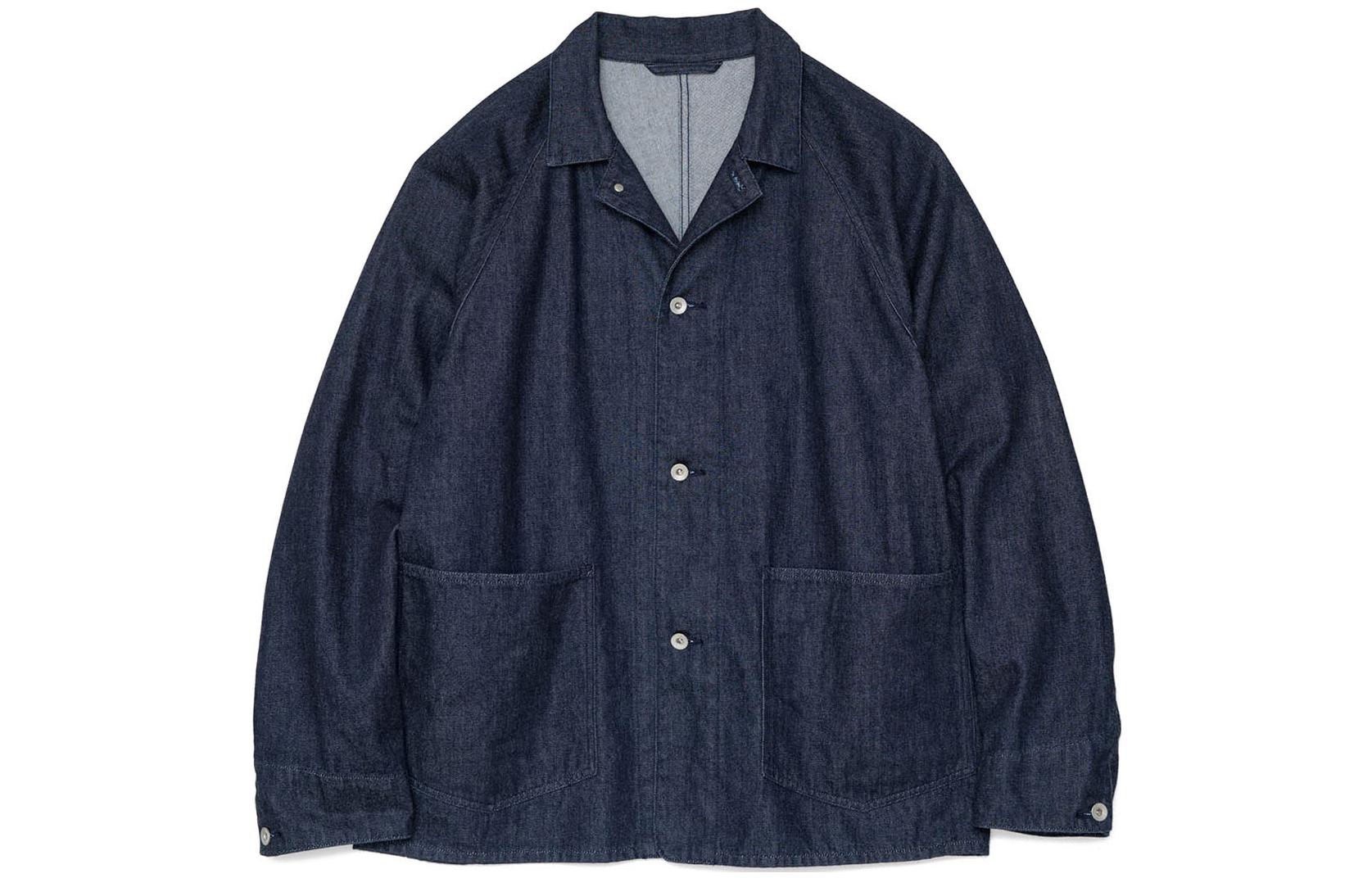 Order nanamica SS23 純色長袖丹寧外套 大側口袋設計 SUAS303