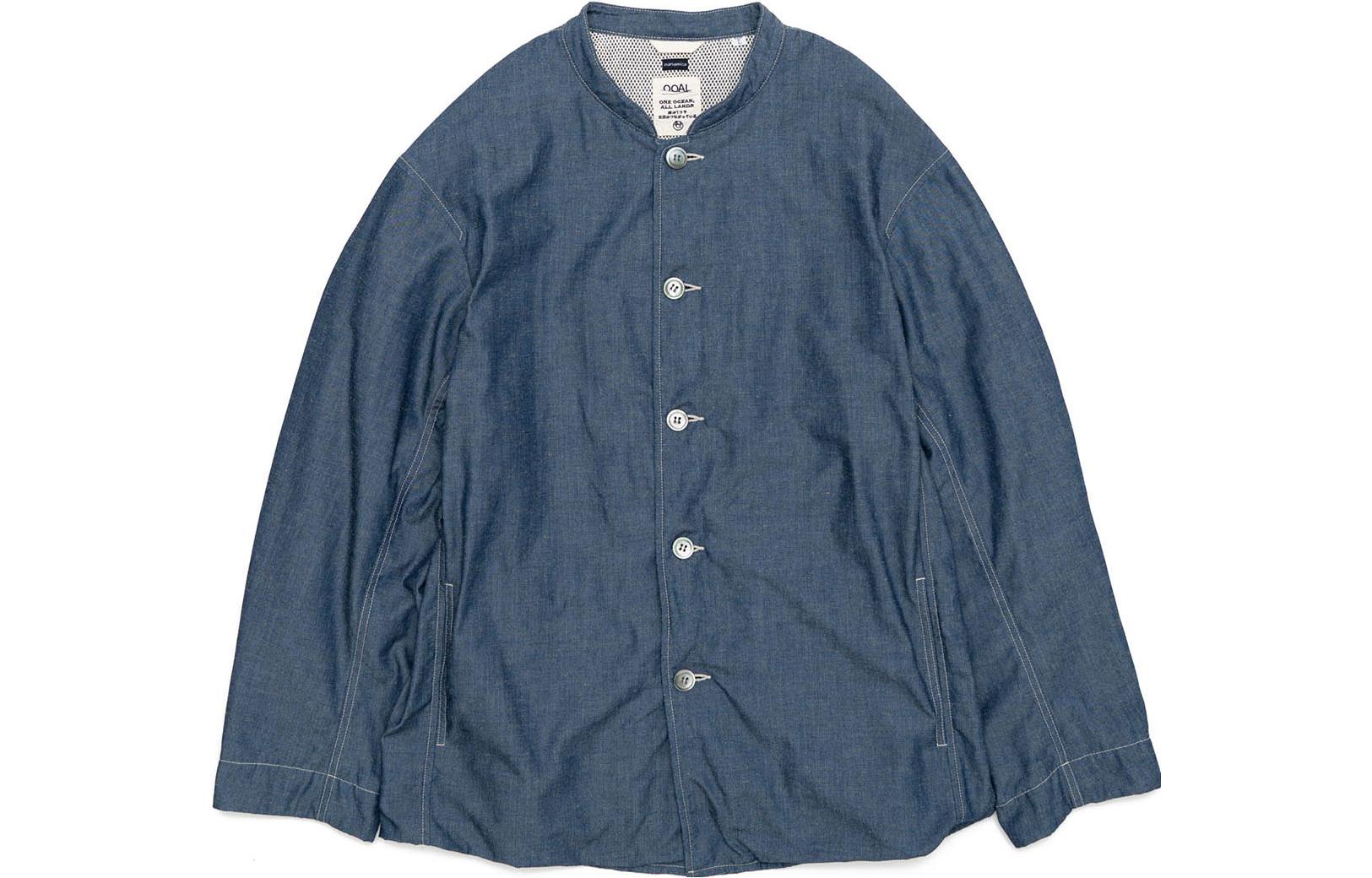 Nanamica SS23 Unisex Solid Navy Crewneck Jacket SUAS340