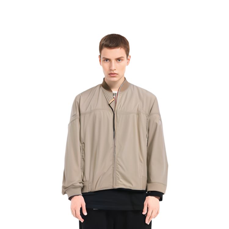 Shop nanamica SS24 寬鬆版型長袖拉鍊外套 SUAS407U