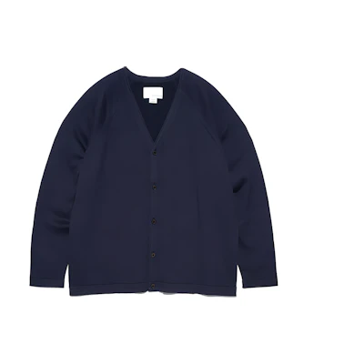 Nanamica SS24 Solid V-Neck Button-Up Long Sleeve Sweater SUHF350U