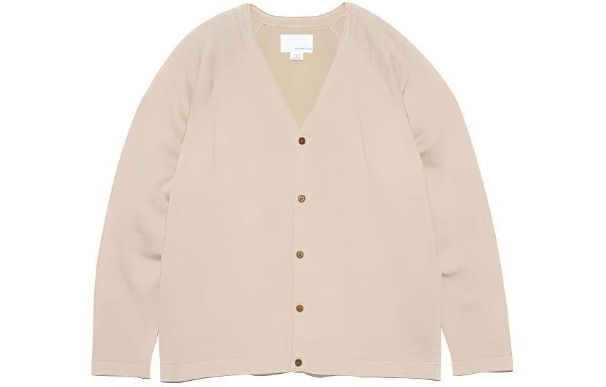 Lookbook Nanamica SS24 純色V領扣式長袖針織衫 SUHF350U