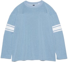 nanamica SS24 Striped Crewneck Long Sleeve Knit Sweater SUHS408U nanamica SS24 Striped Crewneck Long Sleeve Knit Sweater SUHS408U