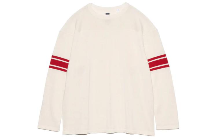 Lookbook nanamica SS24 條紋長袖圓領針織毛衣 SUHS408U