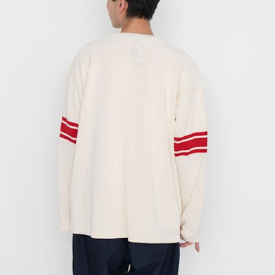 nanamica SS24 條紋長袖圓領針織毛衣 SUHS408U Purchase nanamica SS24 條紋長袖圓領針織毛衣 SUHS408U