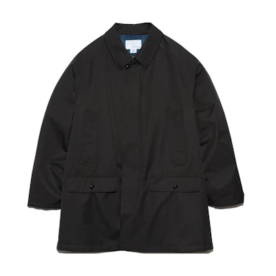 nanamica SS24 Charcoal Unisex Single-Breasted Collared Long Sleeve Jacket SUBF355U-CH