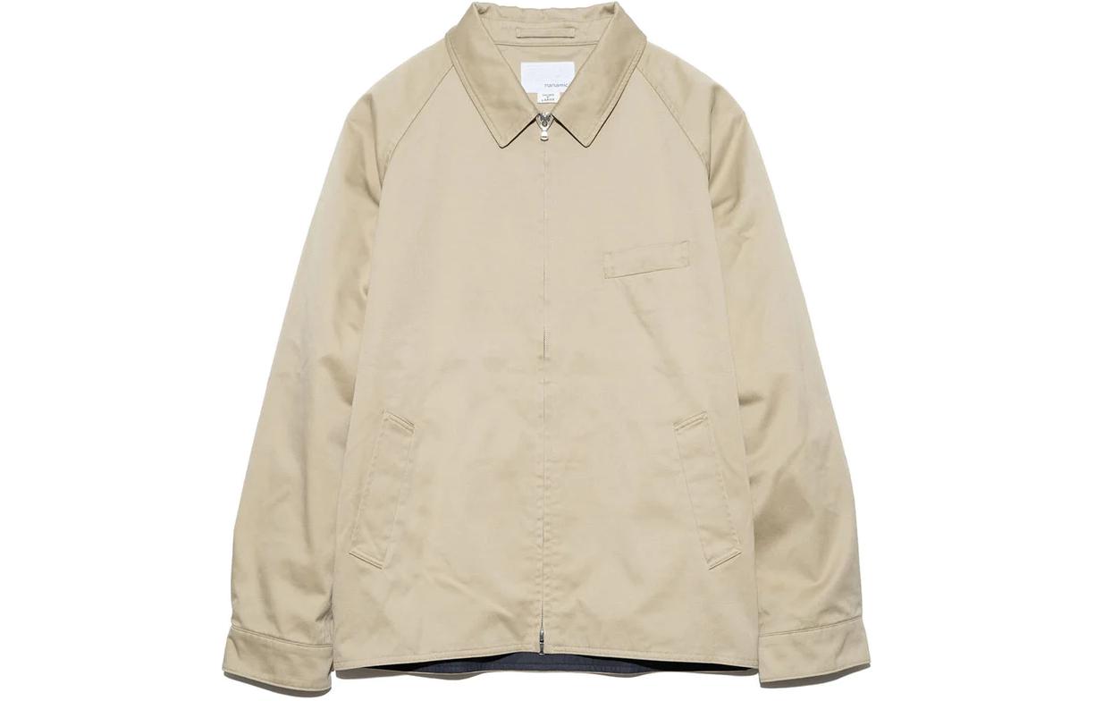 Order Nanamica SS24 卡其色拉克蘭拉鍊外套 男女休閒外套. SUAS400U-KK