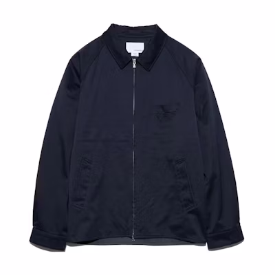 Nanamica SS24 Navy Blue Raglan Zip Jacket Unisex SUAS400U-N