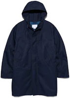 Nanamica SS24 Navy Blue Unisex Solid Zip Hoodie Casual Jacket SUBF350U-N Nanamica SS24 Navy Blue Unisex Solid Zip Hoodie Casual Jacket SUBF350U-N