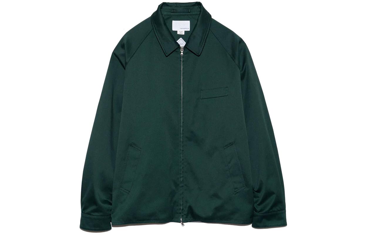 Order Nanamica SS24纯色拉链茄克男女同款绿色 SUAS400U-G