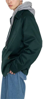 Nanamica SS24纯色拉链茄克男女同款绿色 SUAS400U-G Shop Nanamica SS24纯色拉链茄克男女同款绿色 SUAS400U-G