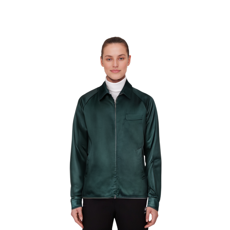 Cheap Nanamica SS24纯色拉链茄克男女同款绿色 SUAS400U-G