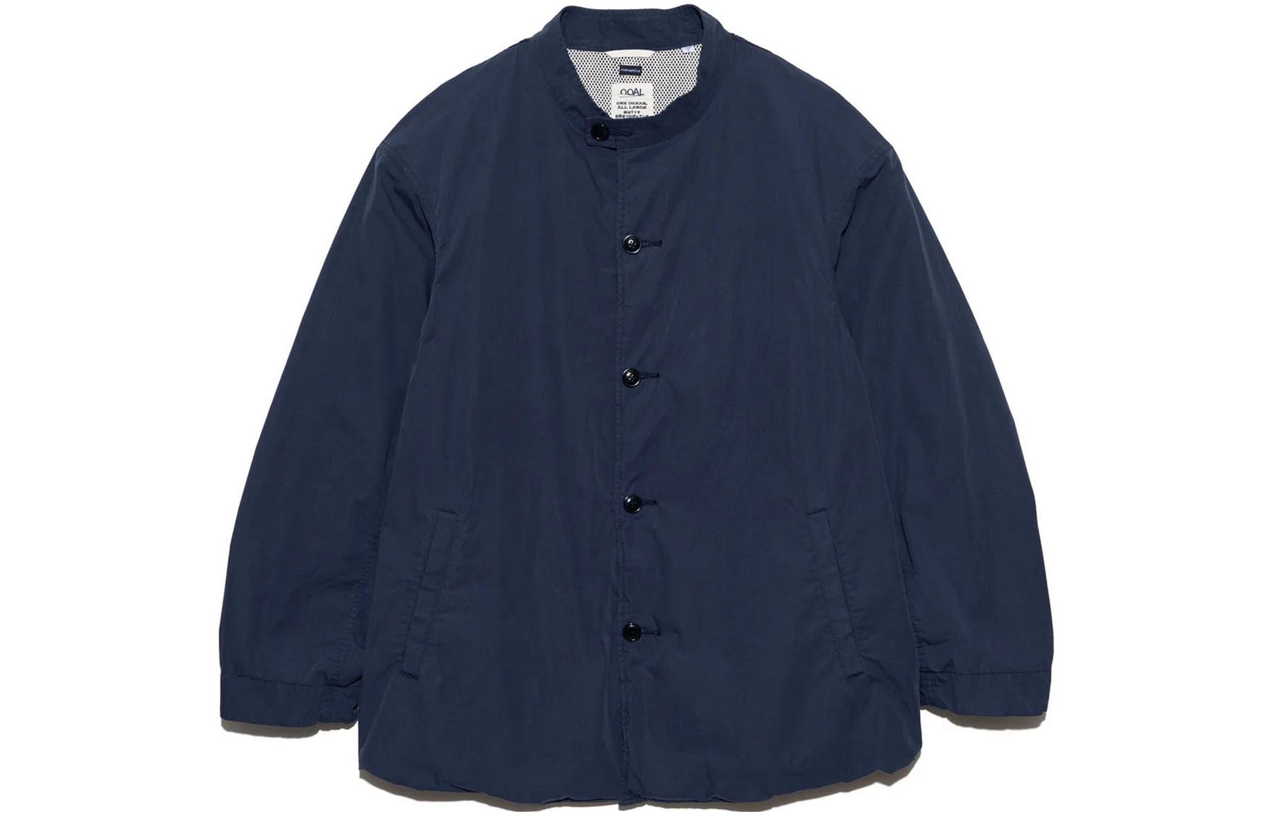 Nanamica SS24 Unisex Solid Color Button-Up Collar Cardigan Jacket SUAS409U