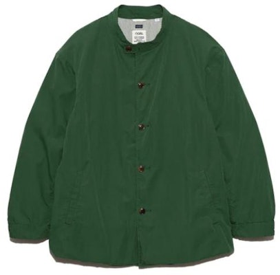 Nanamica SS24 男女款純色針織襯衫領卡其外套 SUAS409U Shop Nanamica SS24 男女款純色針織襯衫領卡其外套 SUAS409U