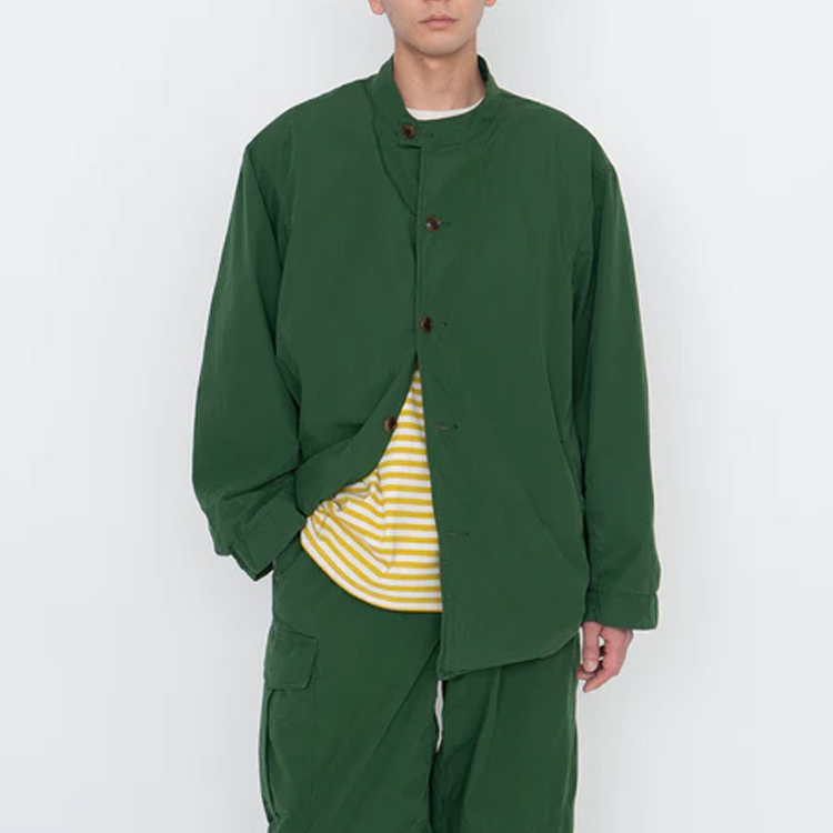 Purchase Nanamica SS24 男女款純色針織襯衫領卡其外套 SUAS409U