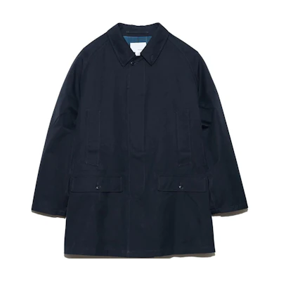 Nanamica SS24 Unisex Solid Single-Breasted Collar Jacket Navy Blue. SUBF355U-N