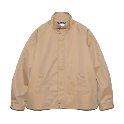 Nanamica SS24 Waterproof Breathable Stand Collar Jacket Beige () SUAS403U-BE