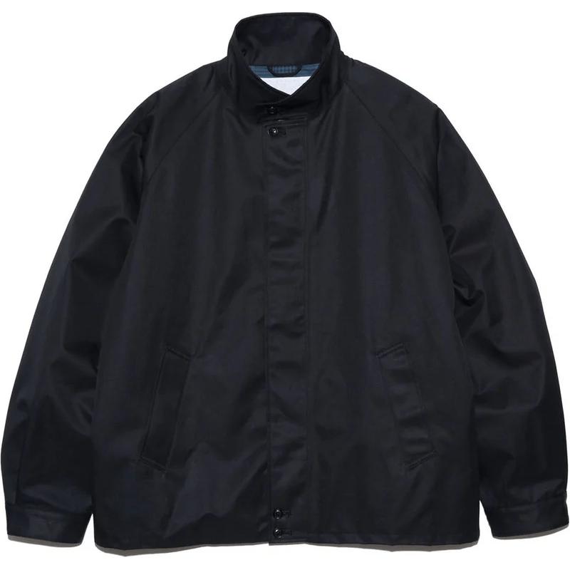 Nanamica SS24 Waterproof Breathable Stand Collar Jacket Black () SUAS403U-K