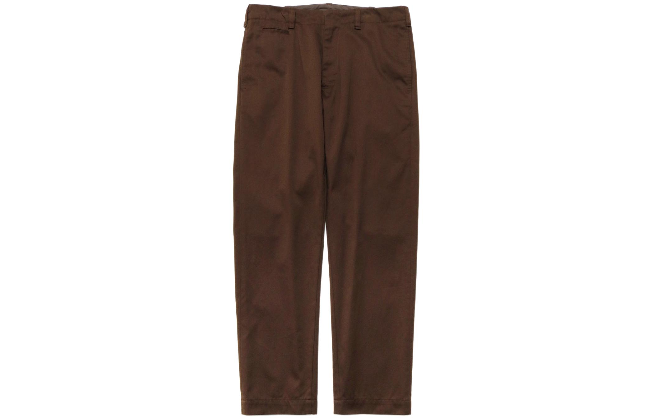 Nanamica Straight Chino Pants Unisex Relaxed Fit Casual Tapered Trousers. SUCF153