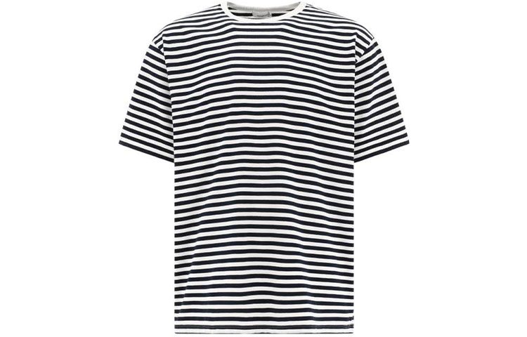 Nanamica Striped Crewneck Short Sleeve Tee Black White (). SUHS213ENAVYXWHITE