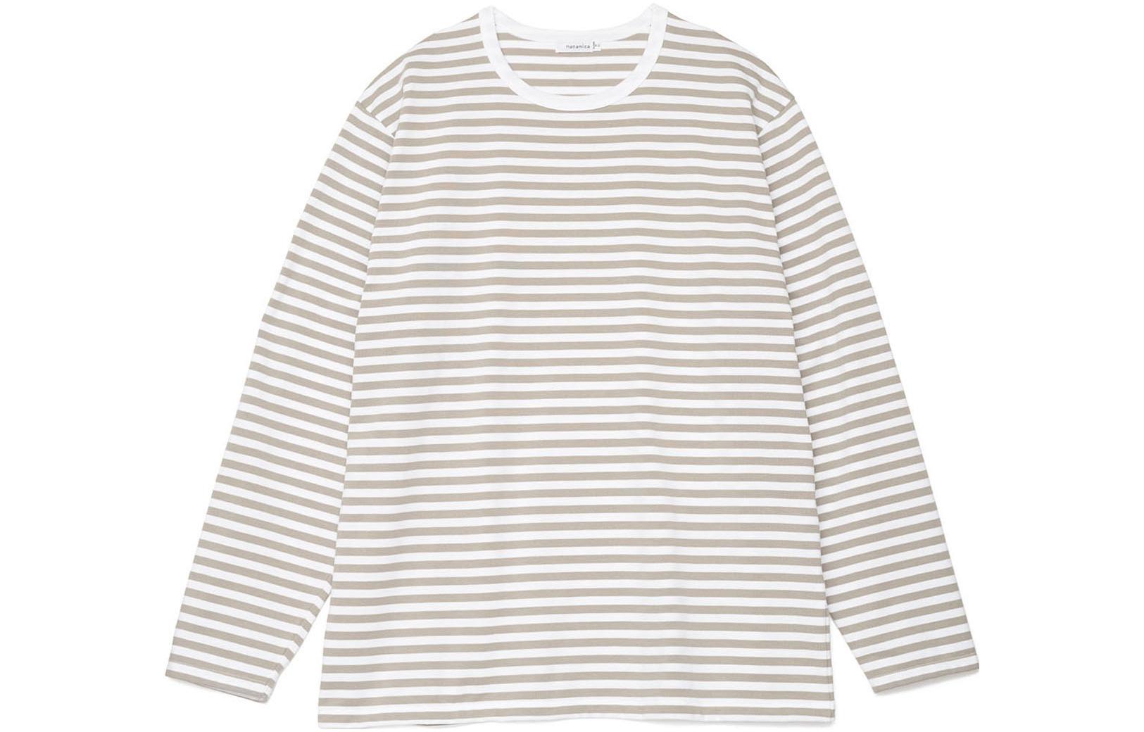 Nanamica Striped Print Crewneck Long Sleeve Knit Tee Unisex SUHS307