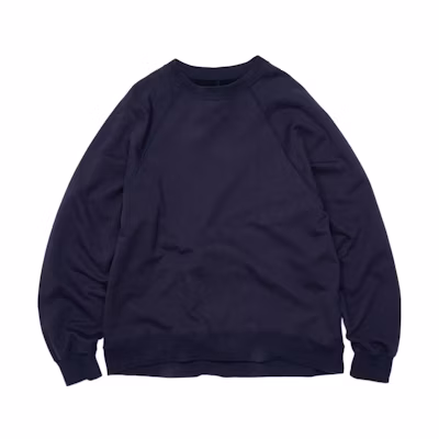 Nanamica Unisex Solid Color Crewneck Long Sleeve T-Shirt SUHF175