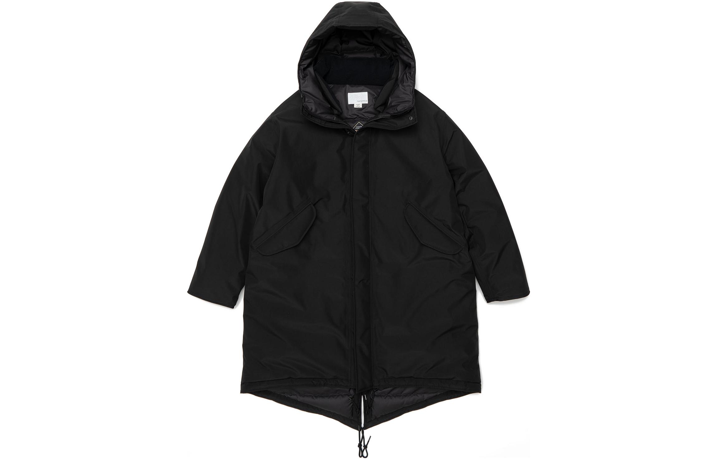 Nanamica Unisex Solid Color Down Hoodie Jacket SUBF358