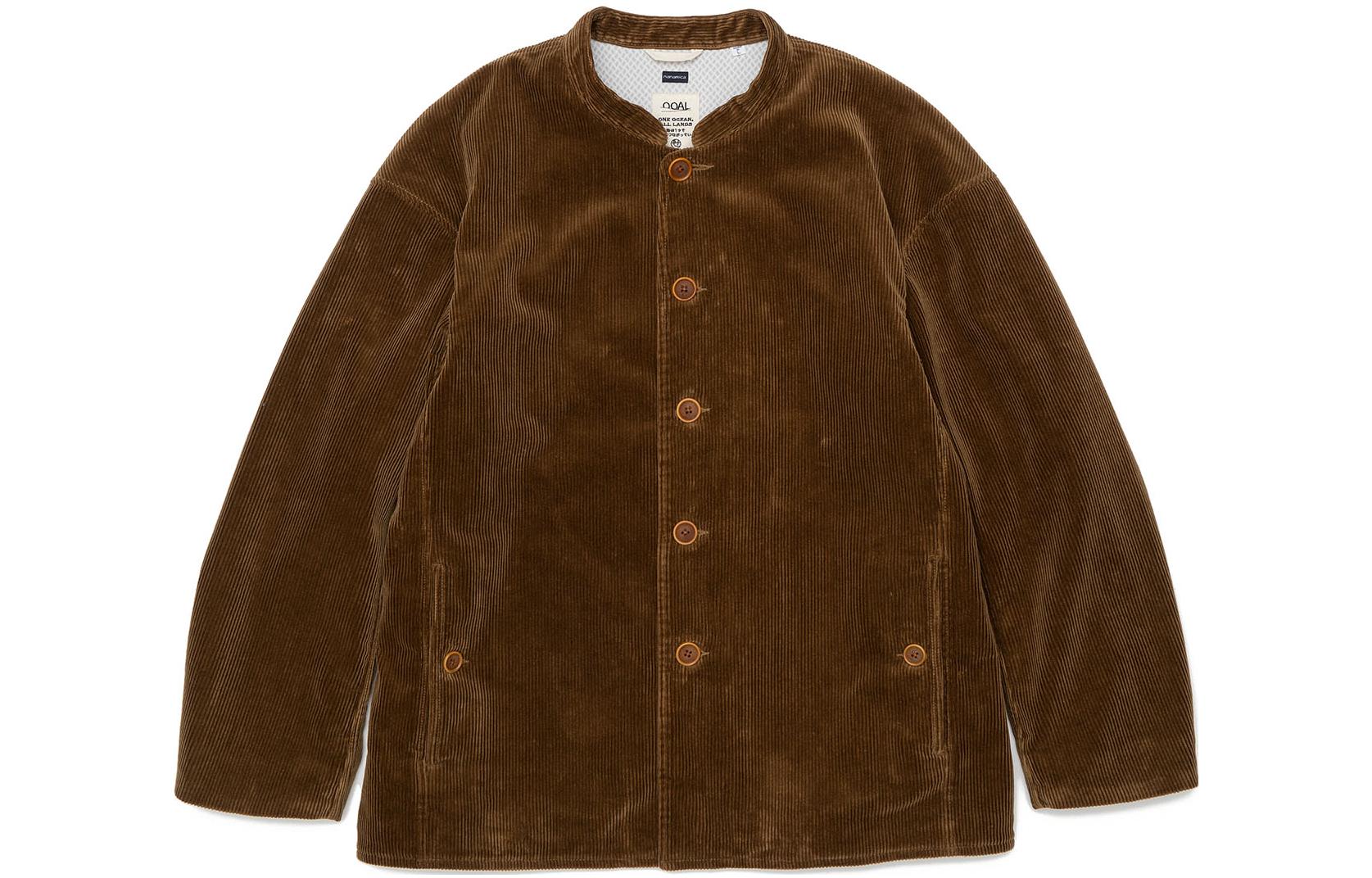 Nanamica Unisex Solid Loose Fit Single-Breasted Jacket SUAF286