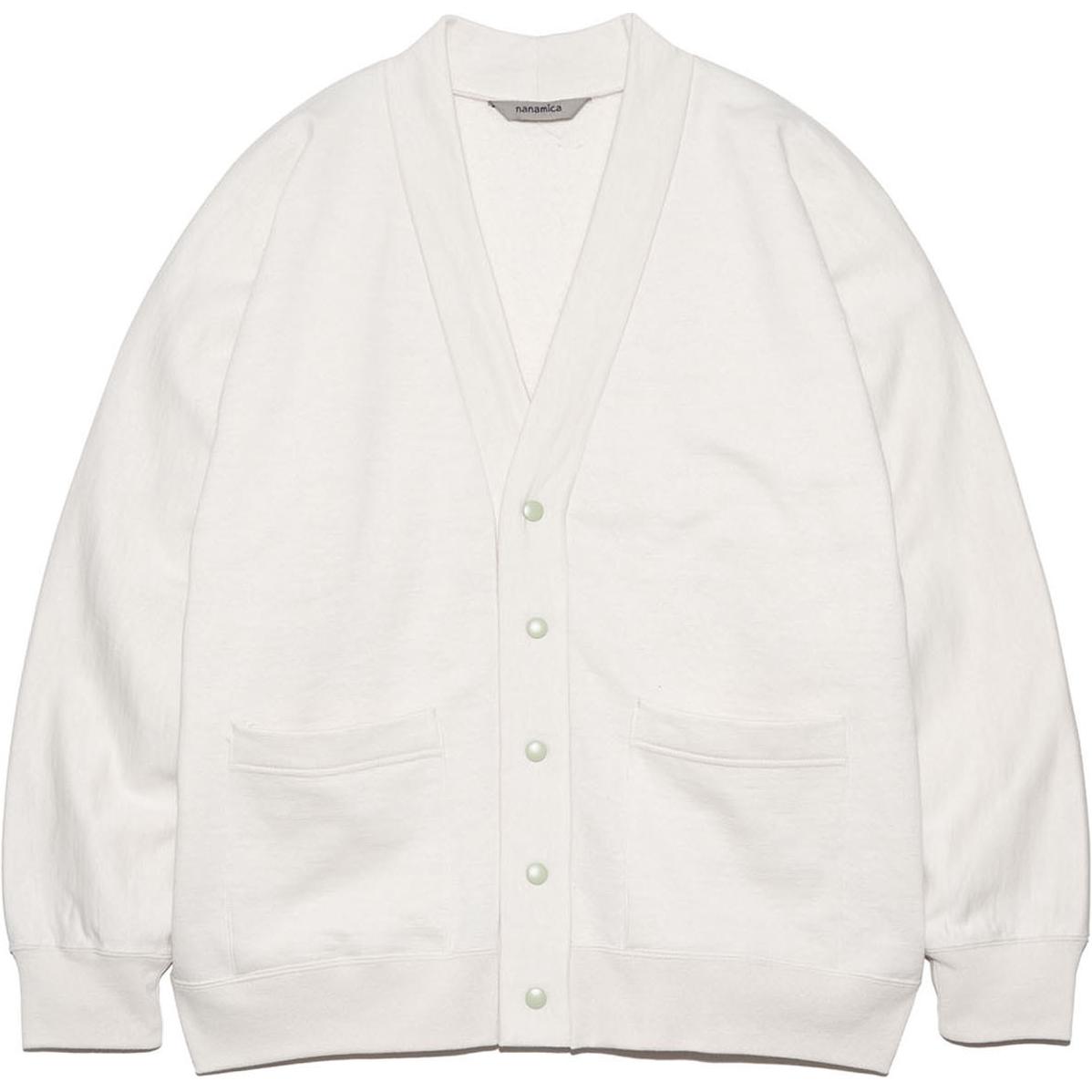 Nanamica V-Neck Single-Breasted Pocket Jacket Ivory White SUHS416-ST