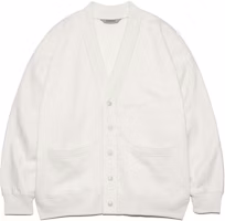Nanamica V-Neck Single-Breasted Pocket Jacket Ivory White SUHS416-ST Nanamica V-Neck Single-Breasted Pocket Jacket Ivory White SUHS416-ST
