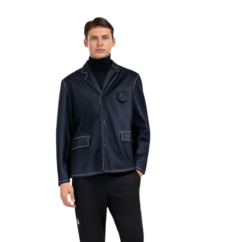 Details for nanamica x AWAKE NY 黑色刺繡標誌紐扣夾克外套 SUAS205