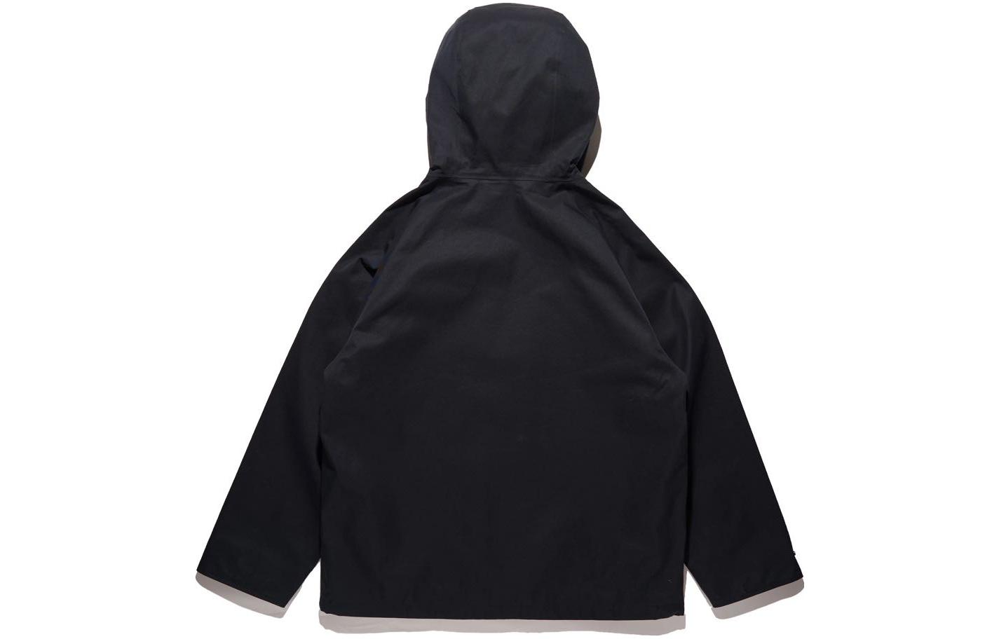Lookbook nanamica x DOE SS24 男女防水連帽外套 黑色 SUAF381E