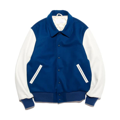 Nanamica GB Sport FW23 Patchwork Button Pocket Jacket Men Blue OBMF300-RW
