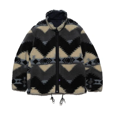 Nanamica TNF Purple Label Reversible Jacket Unisex Grey NA2355N