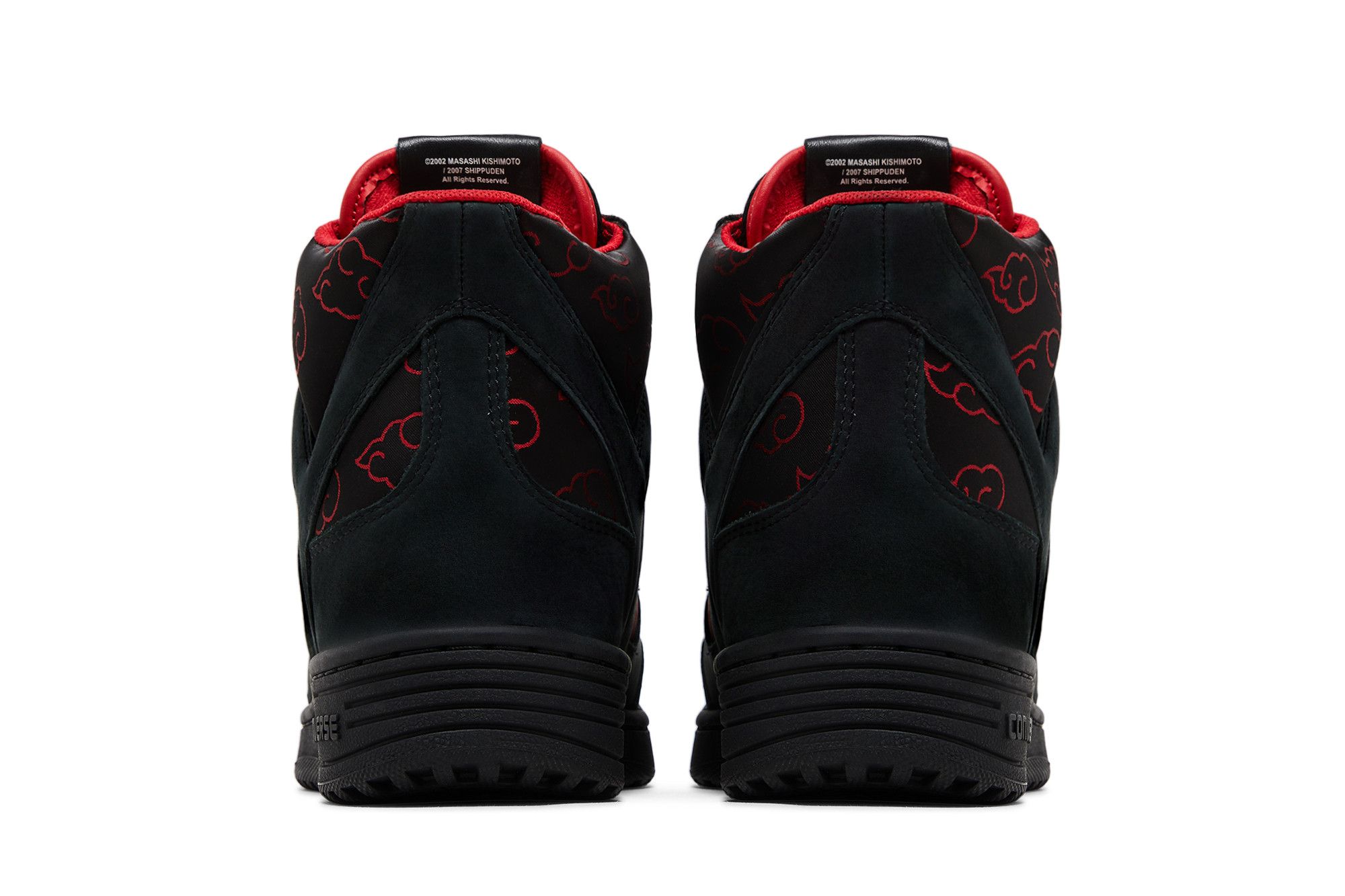 Sizing Naruto Shippuden x Converse Weapon Mid ''Itachi'' Sneakers A14835C