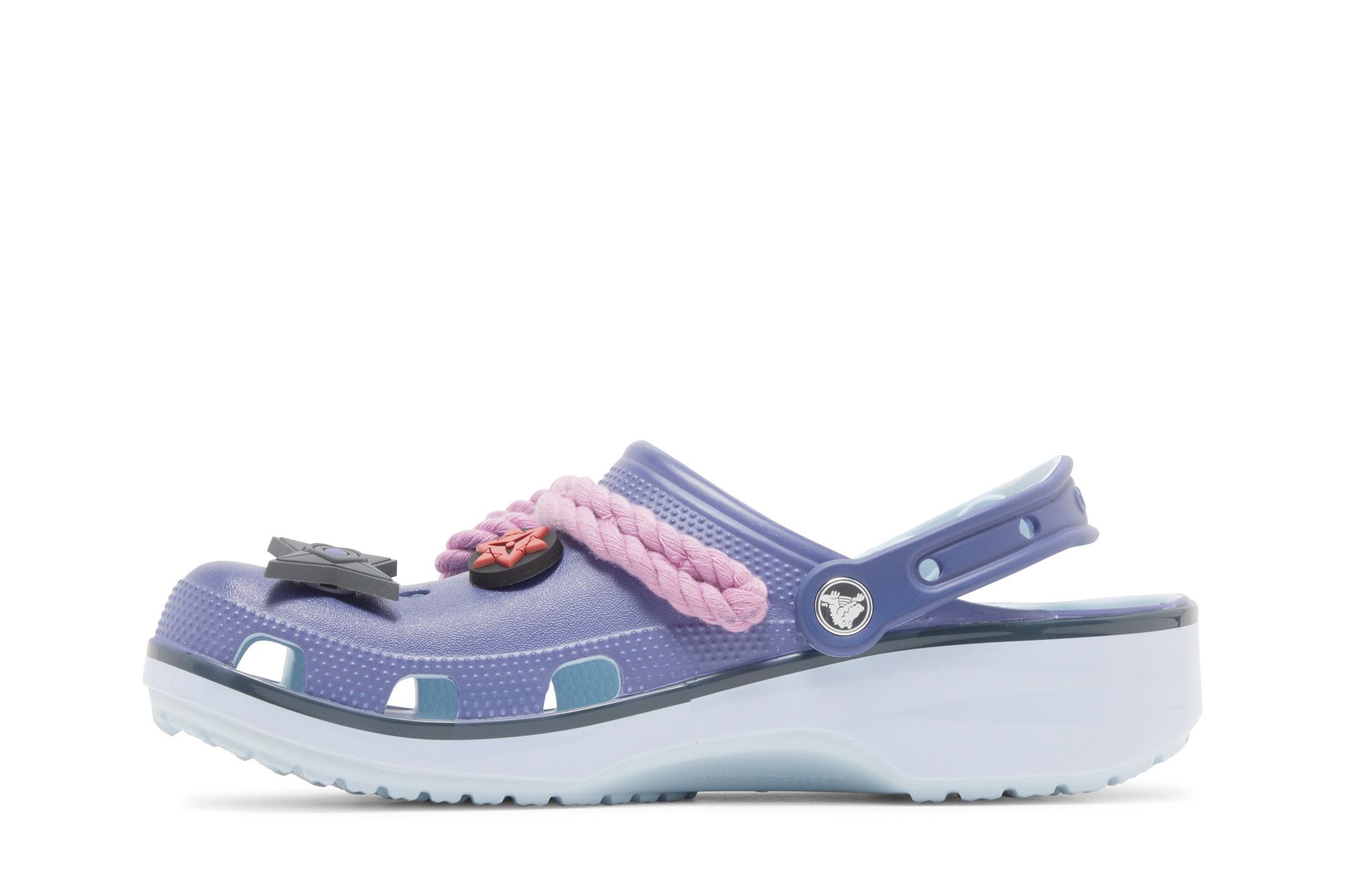 Crocs ナルト サスケ クラシック クロッグ ブルー パープル