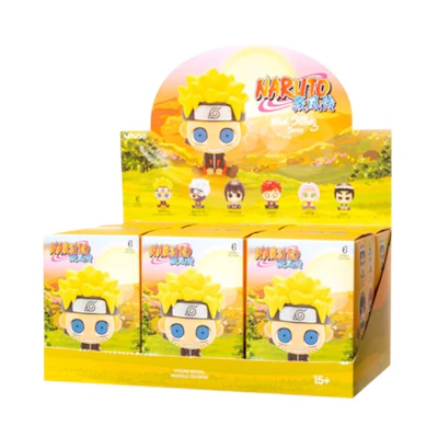 Naruto Miniso Shippuden Mini Sitting Series Figure Sealed Case (6 Blind Box)