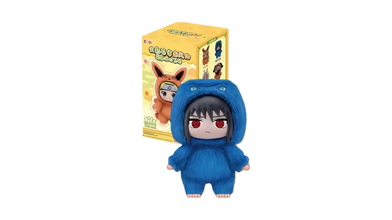 Naruto Miniso Top Toy Beast Party Sasuke Uchiha Plush Keychains