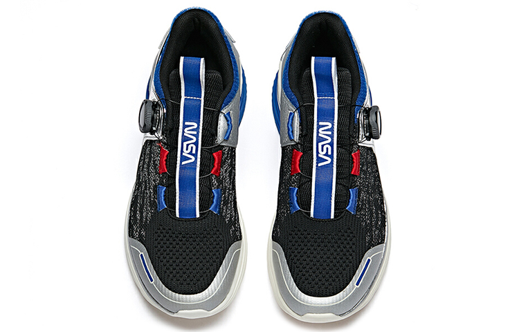 Shop 安踏 x NASA 天启低帮 '黑银蓝' 112015586-1