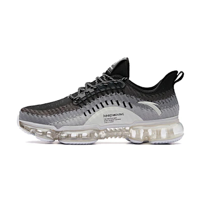 Anta NASA Low-Top Running Sneaker 'Black Grey White'