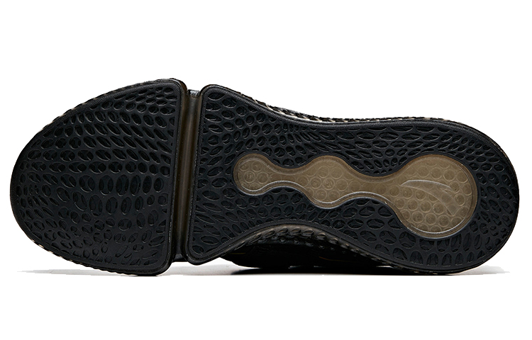 Anta NASA Running Sneakers 'Black Yellow' 圖 5