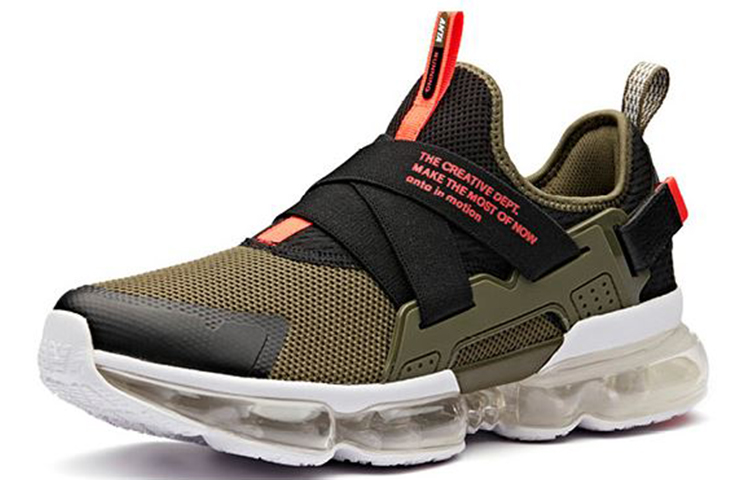 Anta NASA Running Shoes Low 'Black Green' 圖 2