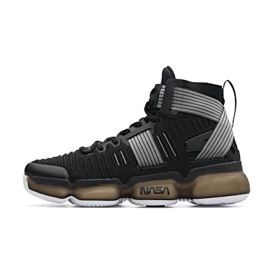 Anta NASA SEEED High Top Basketball Shoe '60th Anniversary Black Red'